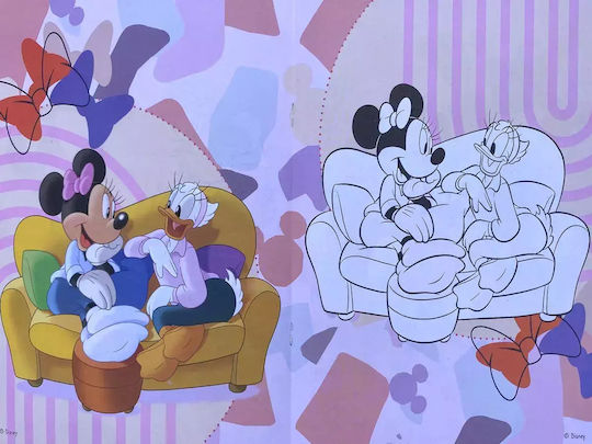 Disney Mehrfarbiges A4 Malblock 32 Seiten Minnie Diakakis