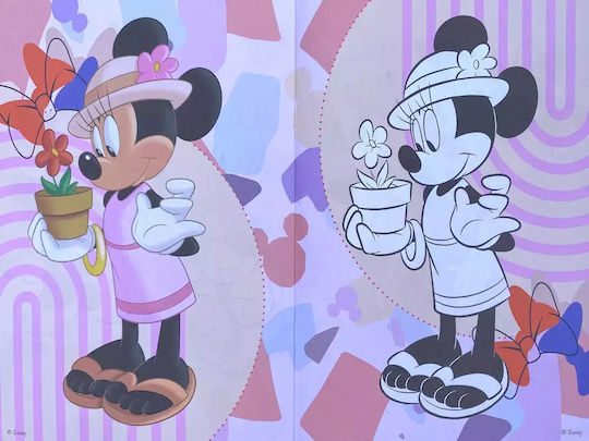 Disney Mehrfarbiges A4 Malblock 32 Seiten Minnie Diakakis