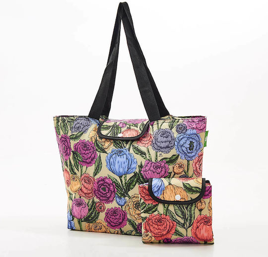 Eco Chic Ισοθερμική Τσάντα Χειρός Beige Peonies Large Cool 10 λίτρων Μ44 x Π17 x Υ29εκ.