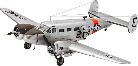 Revell Beechcraft Model 18 Scale Modeling Figure Airplane 131 Pieces in Scale 1:48