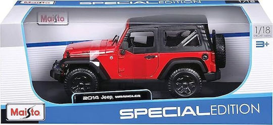 1/18 Jeep Wrangler ''willys'' 2014 Red