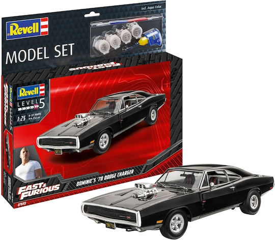 Revell Fast Φιγούρα Μοντελισμού Μαύρη σε Κλίμακα 1:25 με Κόλλα και Χρώματα