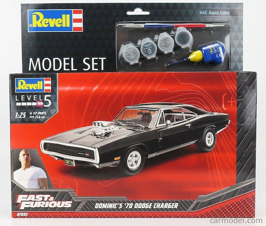 Revell Fast Φιγούρα Μοντελισμού Μαύρη σε Κλίμακα 1:25 με Κόλλα και Χρώματα
