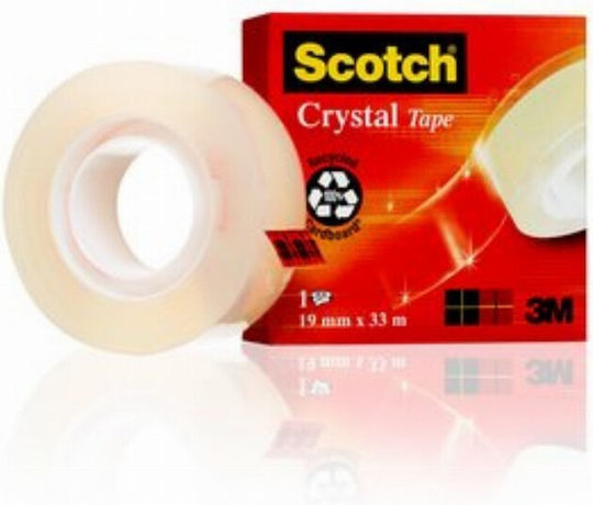3M Tape Scotch 19mm x 33m 1pcs Transparent