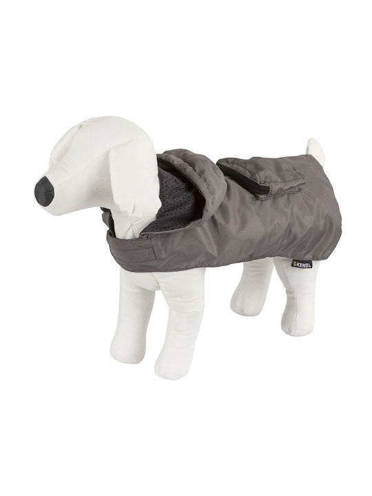 Kerbl Green Waterproof Dog Coat with Hood with 40cm Back Length