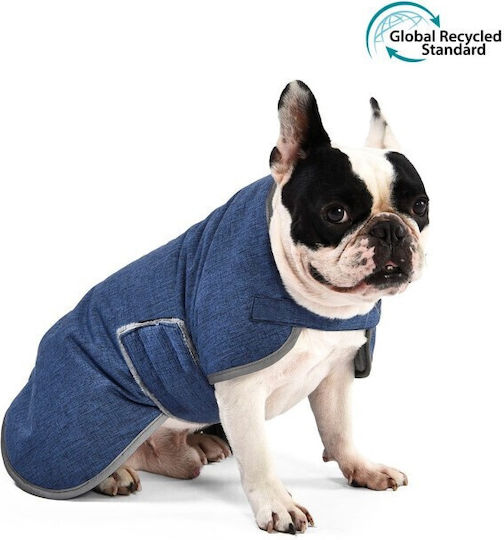 Ohana Blue Dog Coat with 55cm Back Length