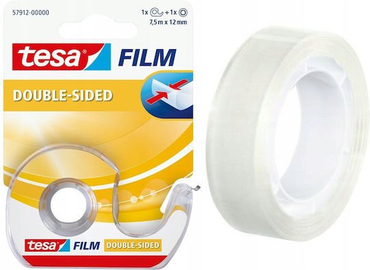 Tesa Desktop Tape Dispenser 12mm x 7.5m 1pcs Transparent