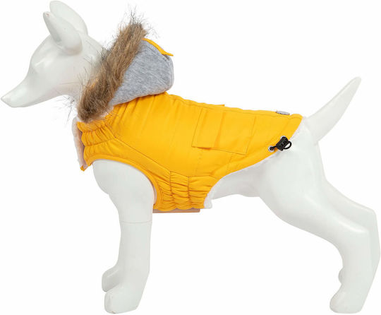 Παλτό Woοfmoda Freedog Eco Pooch Κίτρινο 30cm