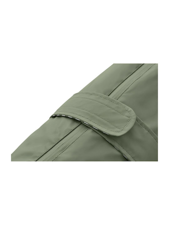 Hunter Hundemantel Wasserdicht Grün mit Rückenlänge 50 cm.