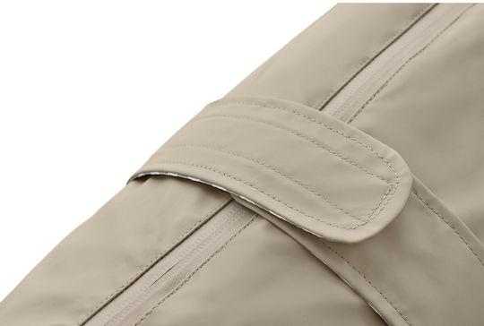 Hunter Brown Waterproof Dog Coat with 30cm Back Length