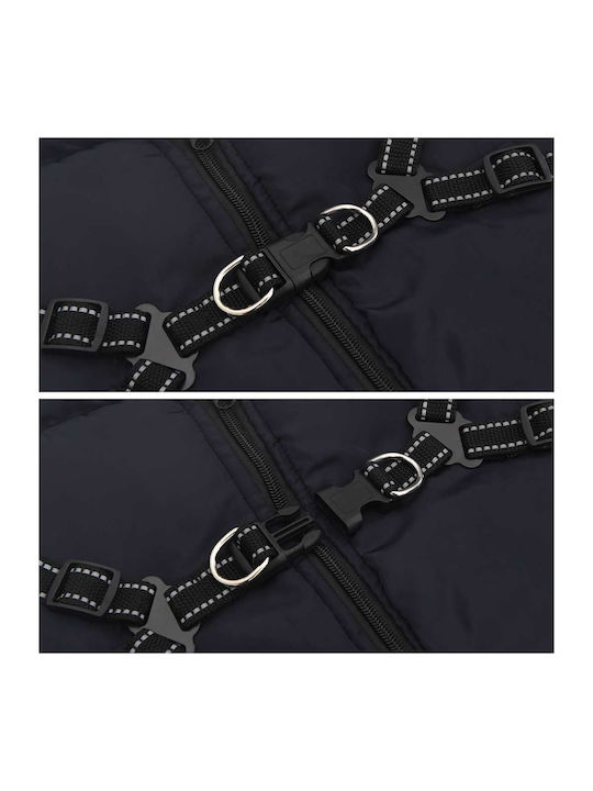 vidaXL Black Dog Coat