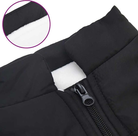 vidaXL Black Dog Coat