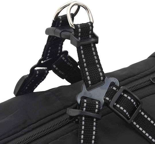 vidaXL Black Dog Coat