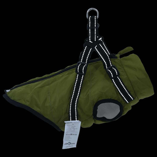 vidaXL Green Dog Coat