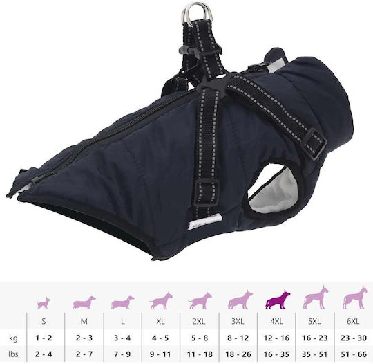 vidaXL Blue Dog Coat