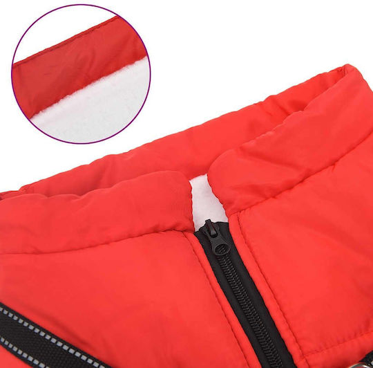 vidaXL Red Dog Coat