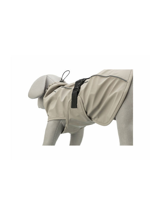 Beige Waterproof Dog Coat with 45cm Back Length