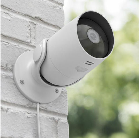 HAMA 176645 IP Surveillance Camera Wi-Fi Full HD 1080p Waterproof with Two-Way Communication Silver