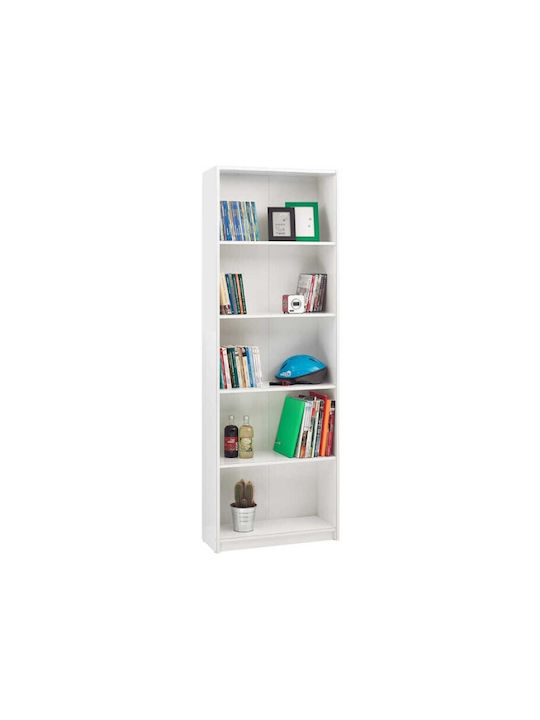 Βιβλιοθήκη Max Λευκό 58x23x170εκ.