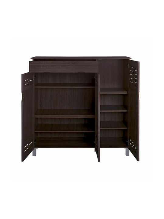 Дървен Обувна рафт с 6 рафта Zebrano Д115xШ38xВ119см