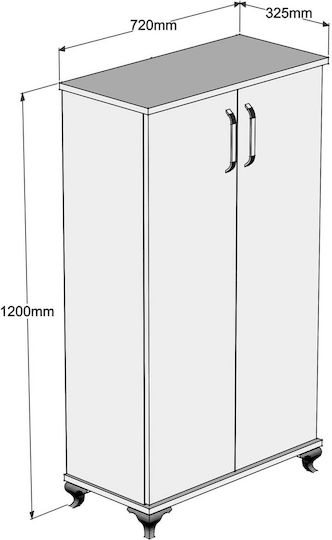 Suport pentru pantofi L72xW32.5xH120cm
