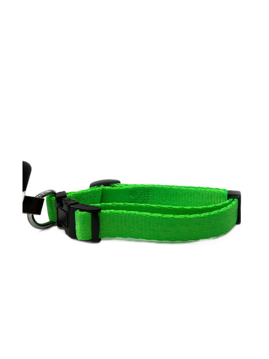 Pet Camelot Adjustable Dog Collar 10mm * 25cm * 35cm Green