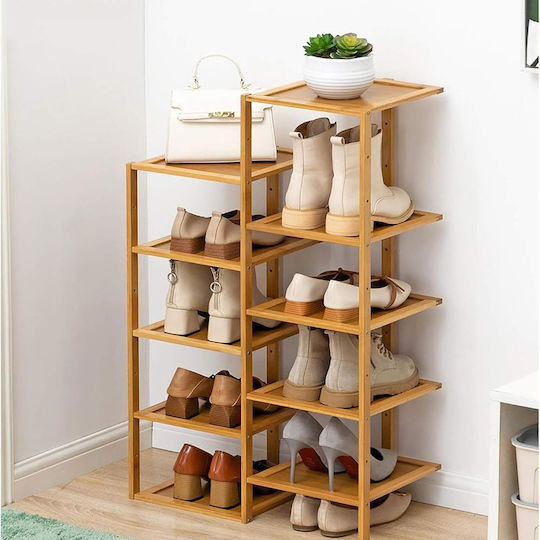 Schuhschrank aus Bambus 52x25x73cm