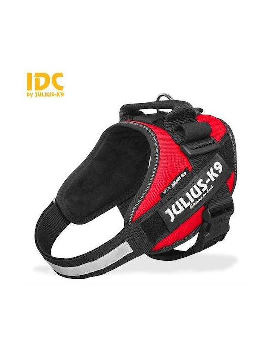 Trixie Γιλέκο Julius K9 Idc Powerharness Κόκκινο Large / Medium 40mm x 58-76cm