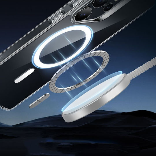 ESR Classic Hybrid Halolock Umschlag Rückseite Silikon / Kunststoff 0.5mm Transparent (Galaxy S25 Ultra,Samsung S25 Ultra)