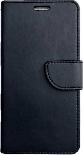 Book Piele artificială Negru (Galaxy A6+ 2018)