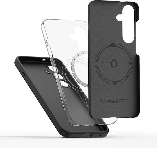 Tech-Protect Liquid Back Cover Σιλικόνης Μαύρο (Galaxy S25)