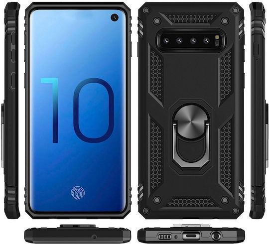Erbord Back Cover Metalic Negru (Galaxy S10+)