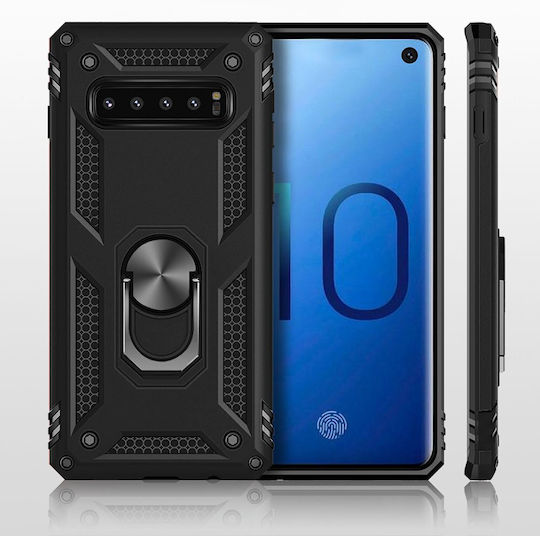 Erbord Back Cover Metalic Negru (Galaxy S10+)