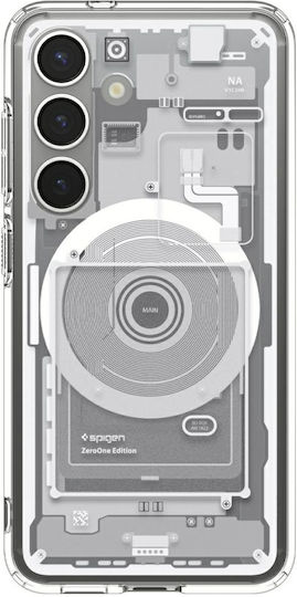 Spigen Ultra Hybrid Zero One (MagFit) Umschlag Rückseite Silikon / Kunststoff Weiß (Galaxy S25)