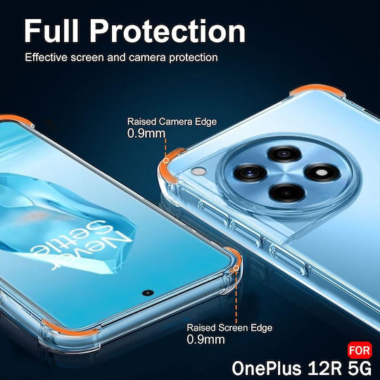 Techsuit Shockproof Clear Back Cover Silicone Transparent (OnePlus 13)