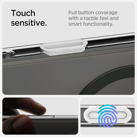Spigen Ultra Hybrid T Back Cover Πλαστικό Γκρι (iPhone 16 Pro)