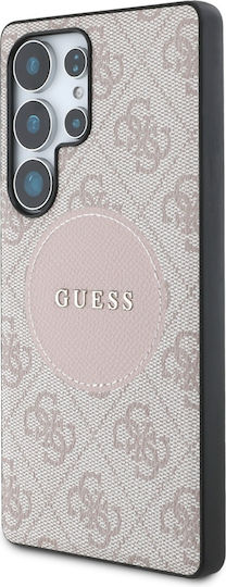 Guess Classic Umschlag Rückseite Synthetisches Leder Rosa (Galaxy S25 Ultra,Samsung S25 Ultra)