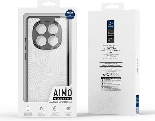 Dux Ducis Aimo Series Задна корица Пластмаса / Силикон Черен (Redmi Note 14 Pro+)