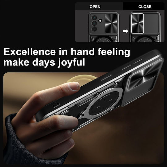 Techsuit Camguard Pro Back Cover Μεταλλικό Μαύρο (OnePlus 13R)
