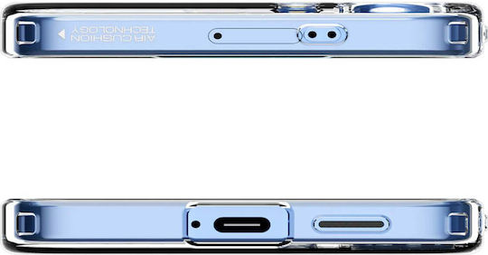 Spigen Liquid Crystal Umschlag Rückseite Silikon 0.3mm Transparent (Galaxy S25)