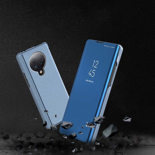 Hurtel Clear View Book Πλαστικό Ασημί (Poco F2 Pro)