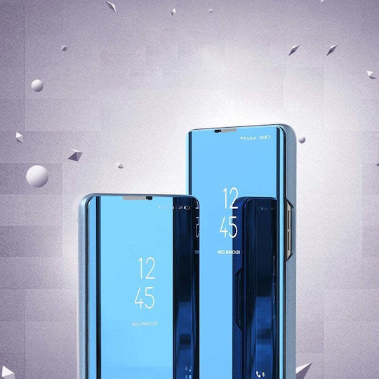 Hurtel Clear View Book Πλαστικό Ασημί (Poco F2 Pro)
