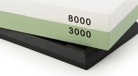 Risam Πέτρα Ακονίσματος Διπλή με Πυκνότητα 3000/8000 18.5x6.5x3.2cm