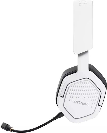Trust GXT493 Ασύρματο Over Ear Gaming Headset με σύνδεση 3.5mm / Bluetooth / USB Λευκό for Nintendo Switch / PC / PS4 / PS5