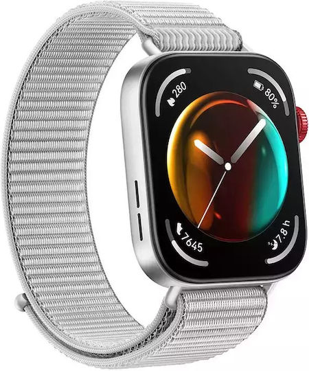 Huawei Watch Fit 3 Aluminium 43mm Αδιάβροχο με Παλμογράφο (Γκρι)