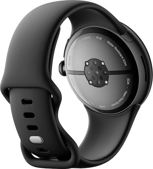 Google Pixel Watch 3 Aluminium 41mm Waterproof with Heart Rate Monitor (Obsidian)