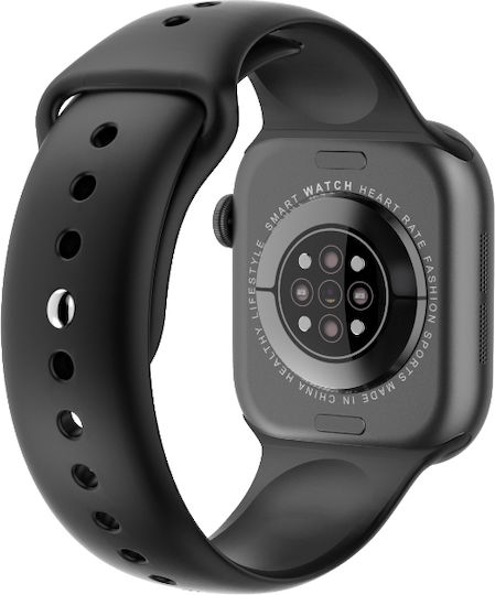 NO.1 DT Watch 10 με Παλμογράφο (Ροζ - Χρυσή κάσα / Ροζ Λουρί Σιλικόνης)