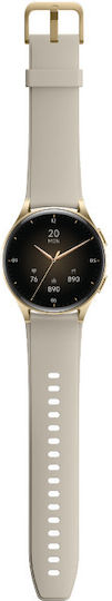 Egoboo GemCraft Aluminium Smartwatch με Παλμογράφο (Χρυσό)