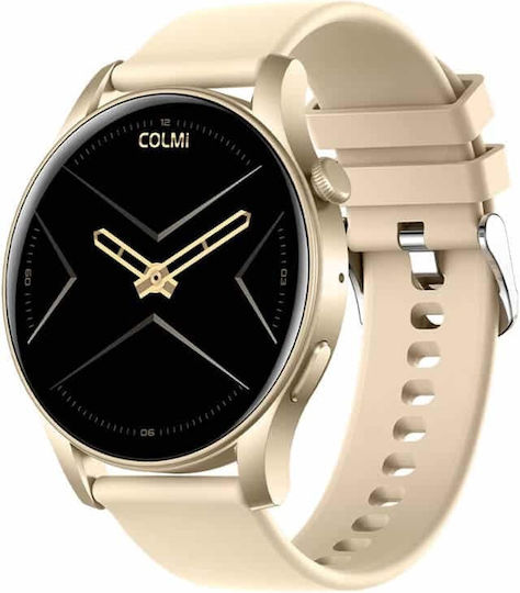 Colmi V73 Smartwatch with Heart Rate Monitor (Gold)