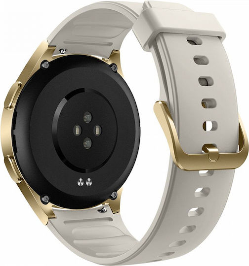 Egoboo GemCraft Aluminium Smartwatch με Παλμογράφο (Χρυσό)